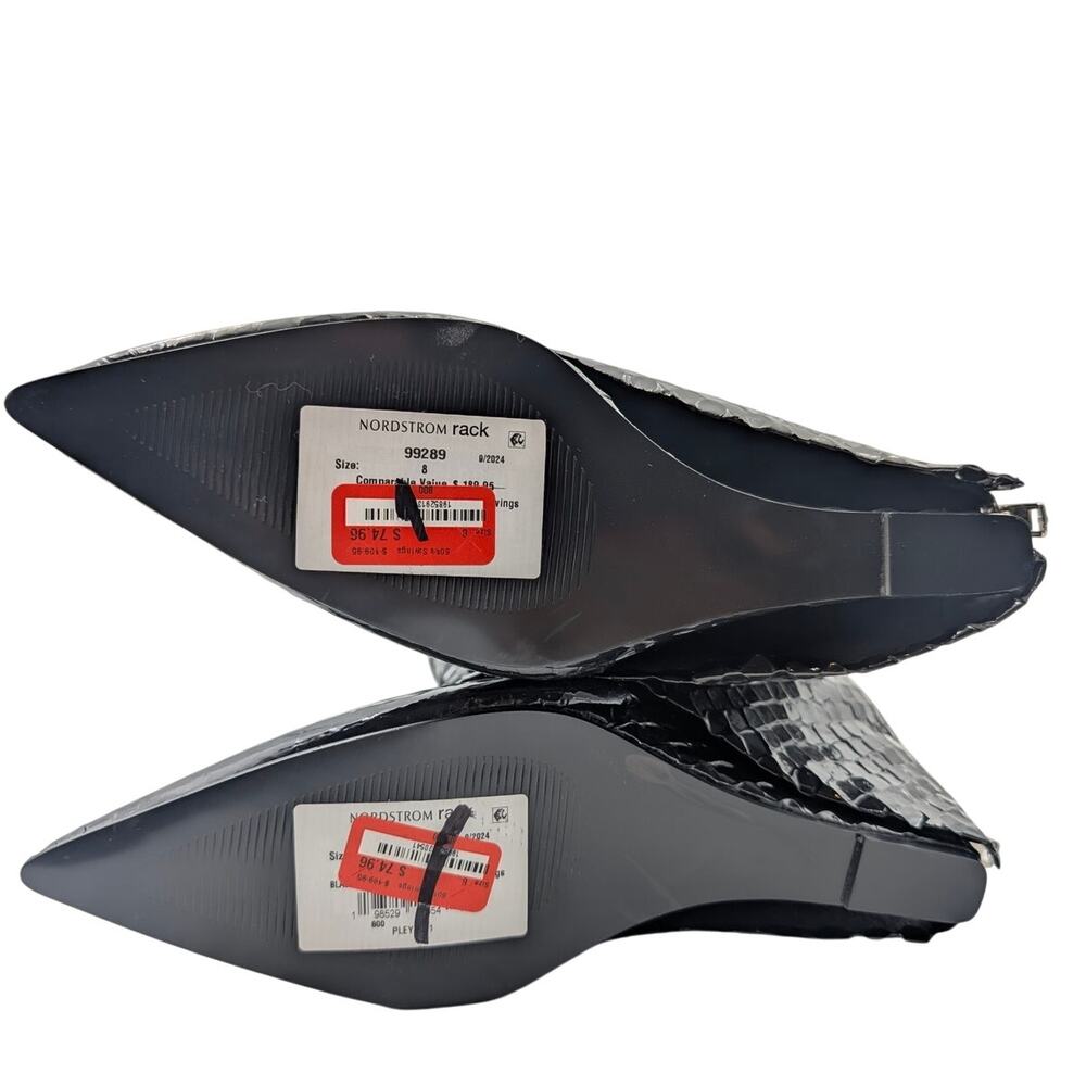 Steve Madden Paley Snake Embossed Boot Pointed To… - image 8